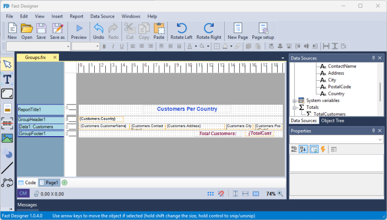 Positioning Aggregates in Layout