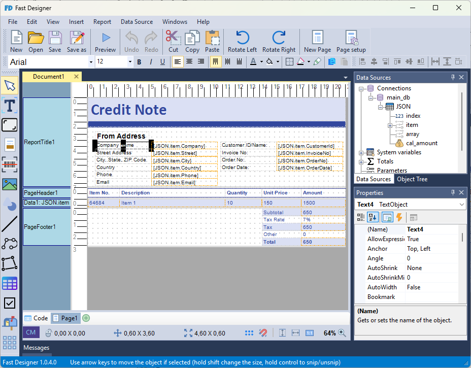 Application Interface Workspace