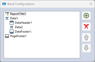 Report Band Configuration