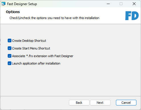 Installation Options Configuration